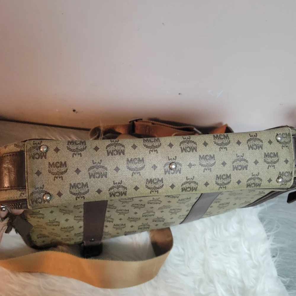 100% Authentic MCM laptop bag